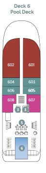 Cabins in Deck 6