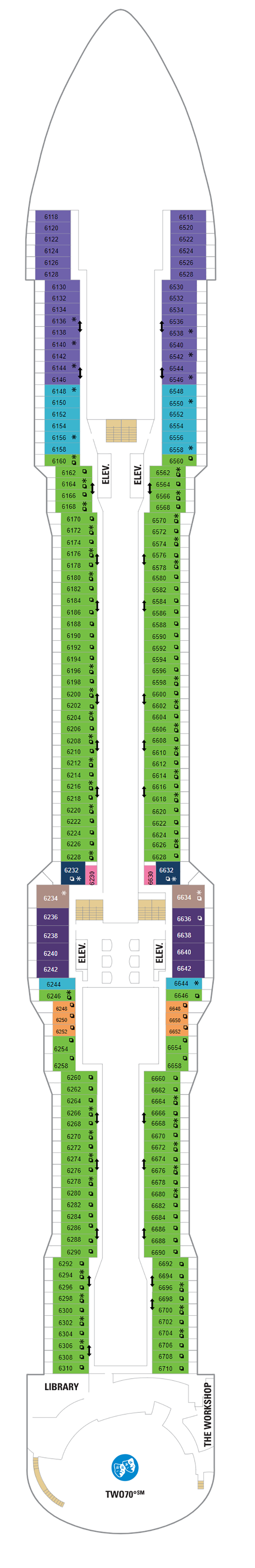 Deck Plans - Ovation of the Seas - Planet Cruise