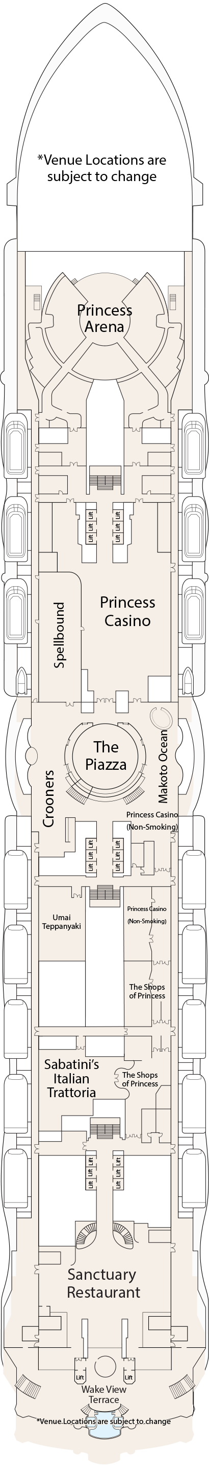 Cabins in Deck 8