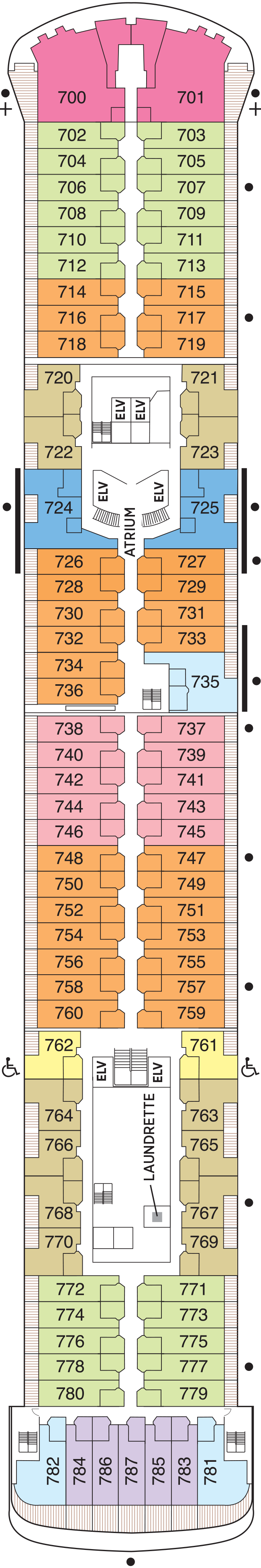 Deck Plan- Regent Seven Seas Voyager - Planet Cruise