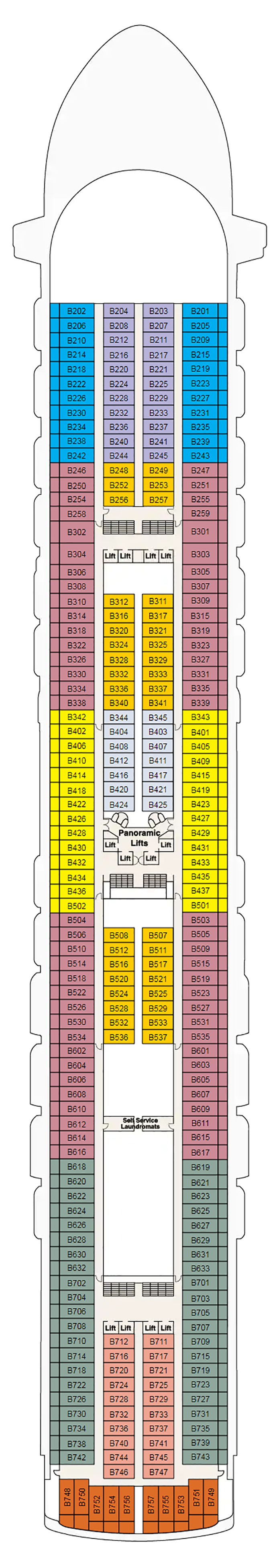 Deck Plans - Crown Princess - Planet Cruise