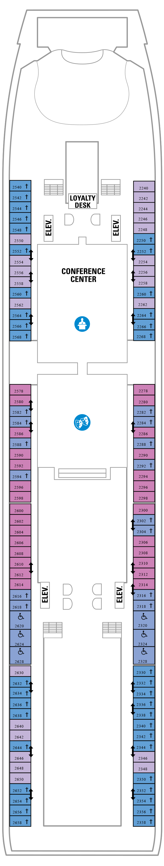 Deck Plan for Voyager of the Seas | Iglu Cruise