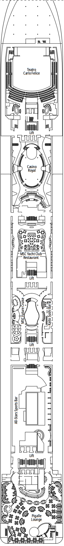 Cabins in Deck 7