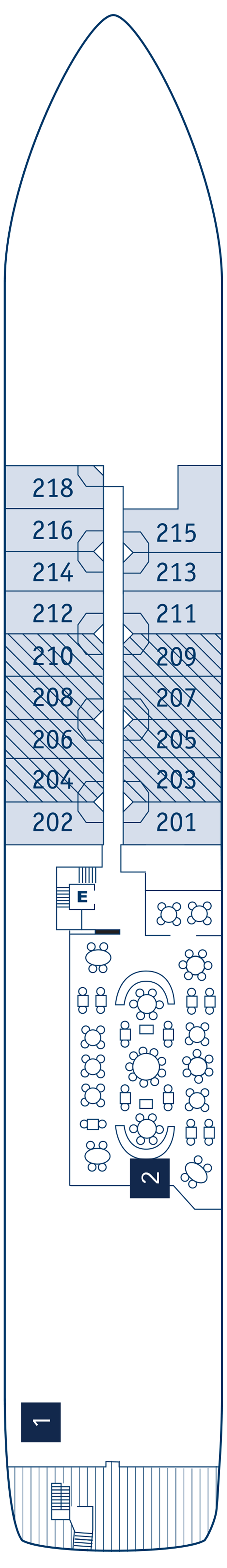 Cabins in Deck