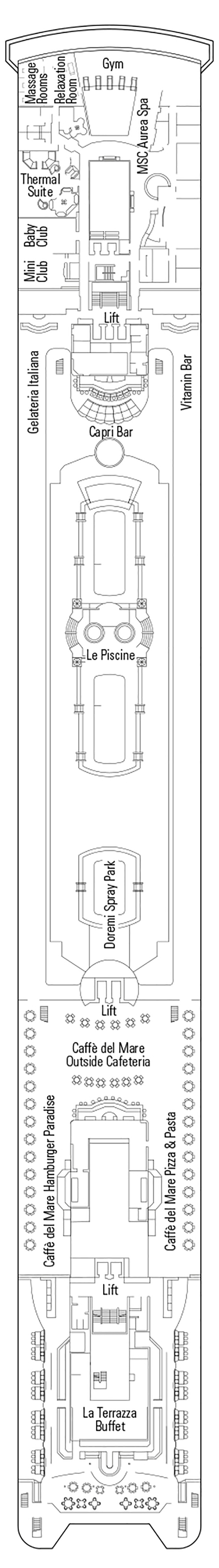 Cabins in Deck 11