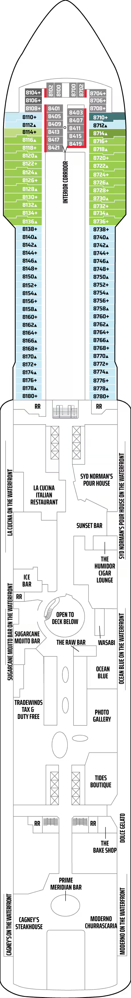 Cabins in Cubierta 8