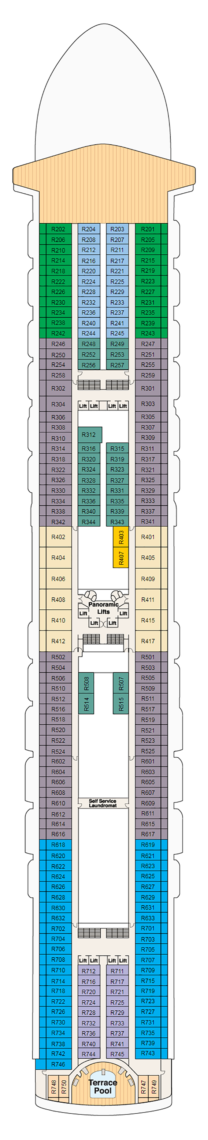 Deck Plans - Crown Princess - Planet Cruise