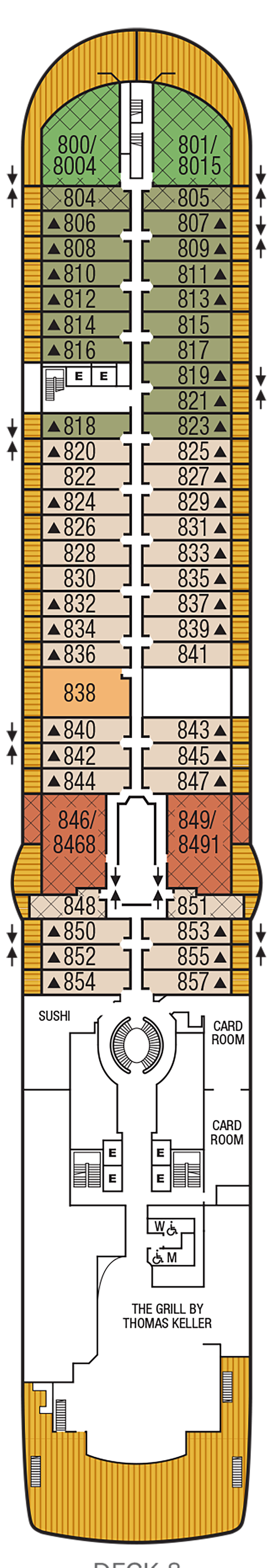 Seabourn Encore – Deck Plans - Planet Cruise