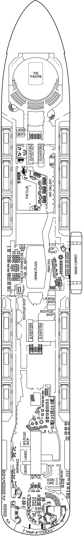 Cabins in Deck 5