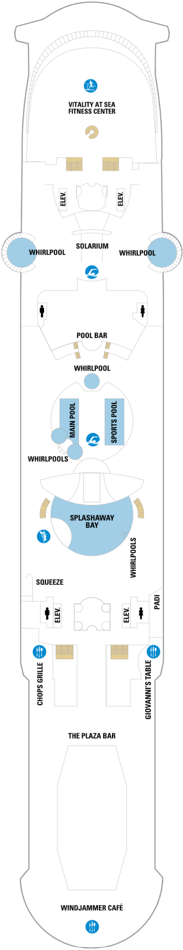 Cabins in Deck 11