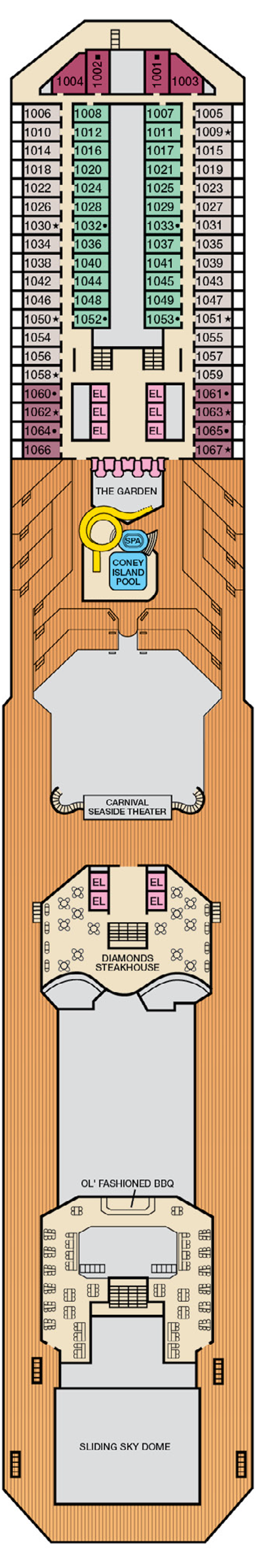 Deck Plans - Carnival Liberty - Planet Cruise