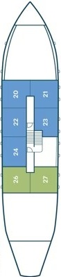Cabins in Deck 1