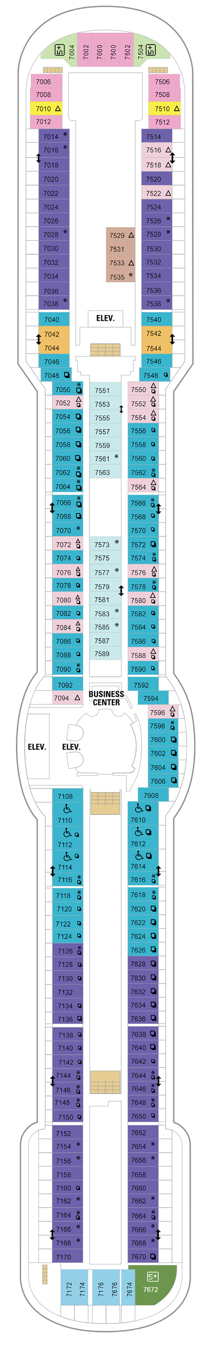 Deck Plans - Jewel of the Seas - Planet Cruise