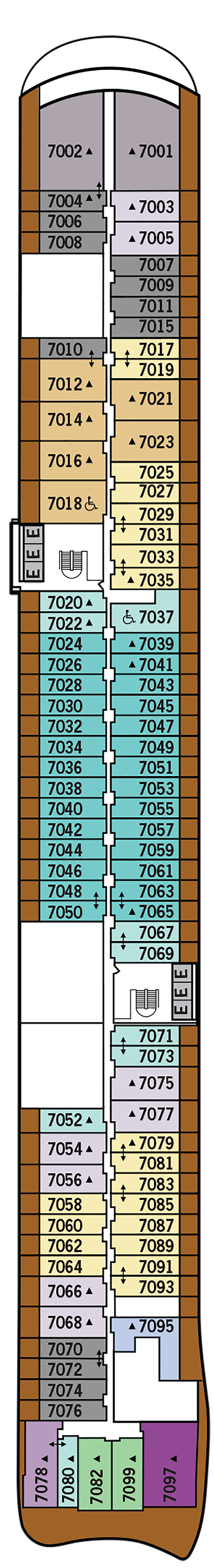 Silver Nova – Deck Plans - Planet Cruise