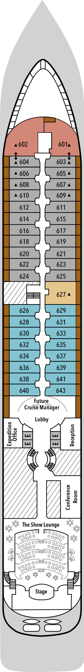 Cabins in Cubierta 6
