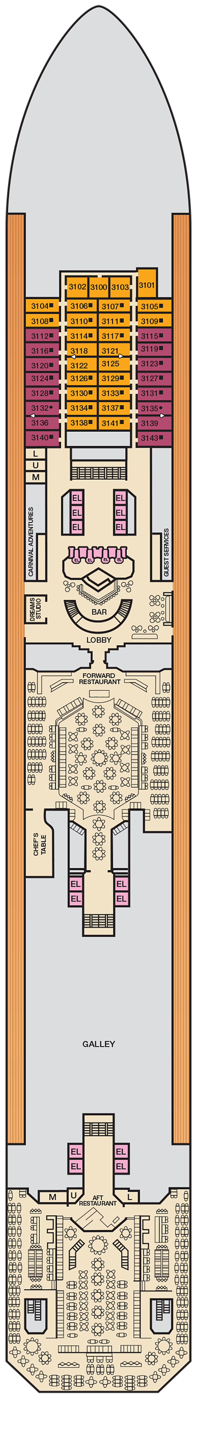 Carnival Radiance Deck Plans Cruise
