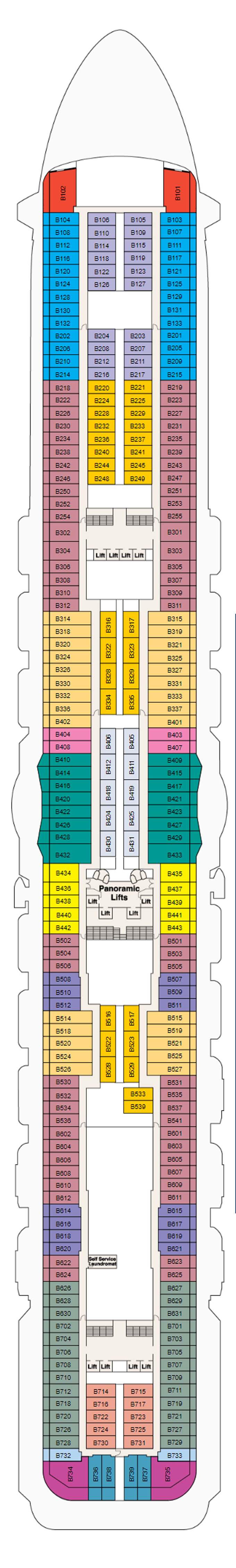 Cabins in Deck