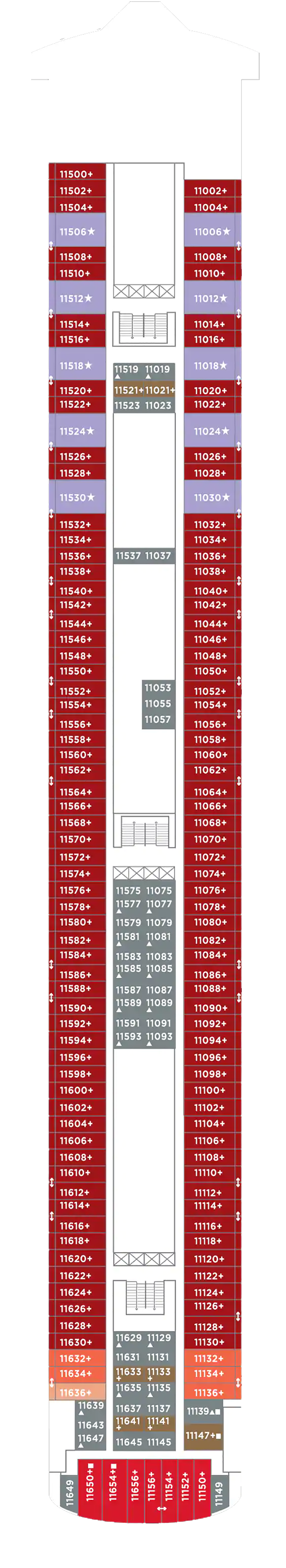Cabins in Cubierta 11