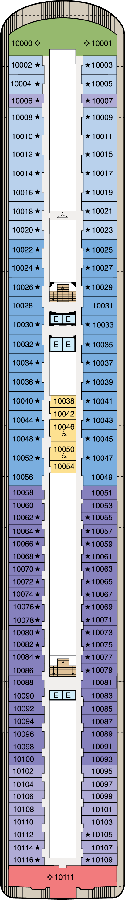 Riviera – Deck Plans - Planet Cruise