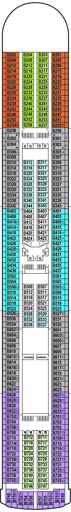 Cabins in Deck
