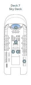 Cabins in Deck 7