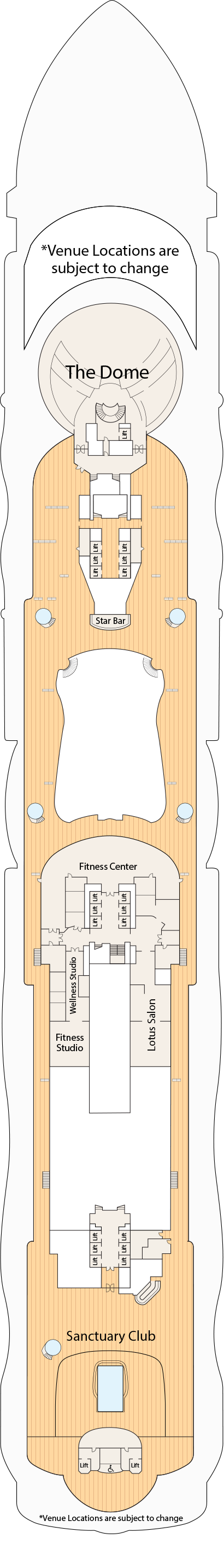 Cabins in Deck 18