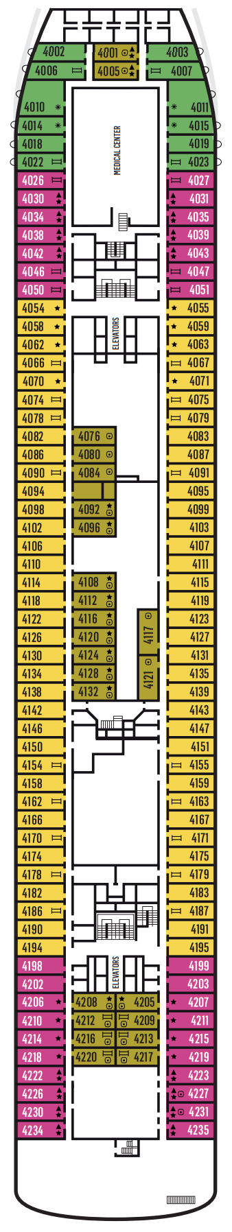 Deck Plan for Celestyal Journey | Iglu Cruise