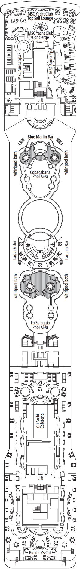Cabins in Cubierta 13