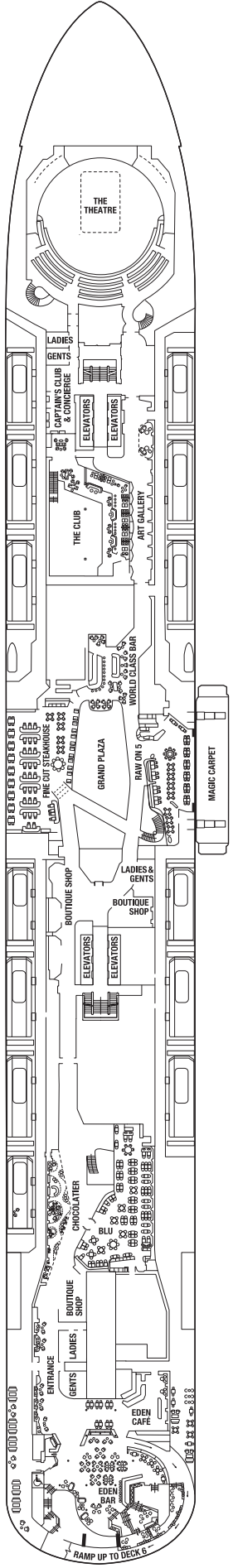 Cabins in Deck 5
