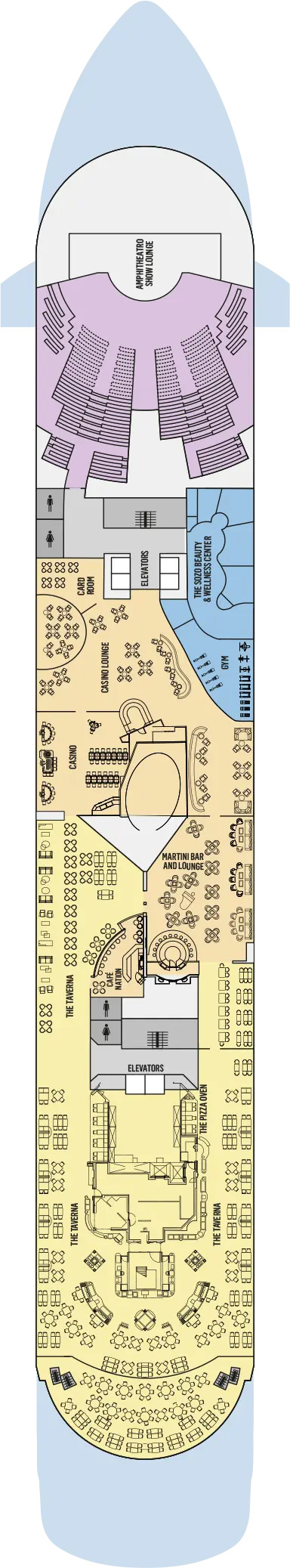 Cabins in Deck 9