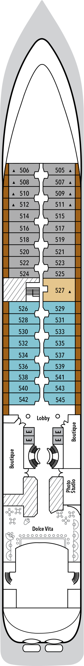 Cabins in Cubierta 5