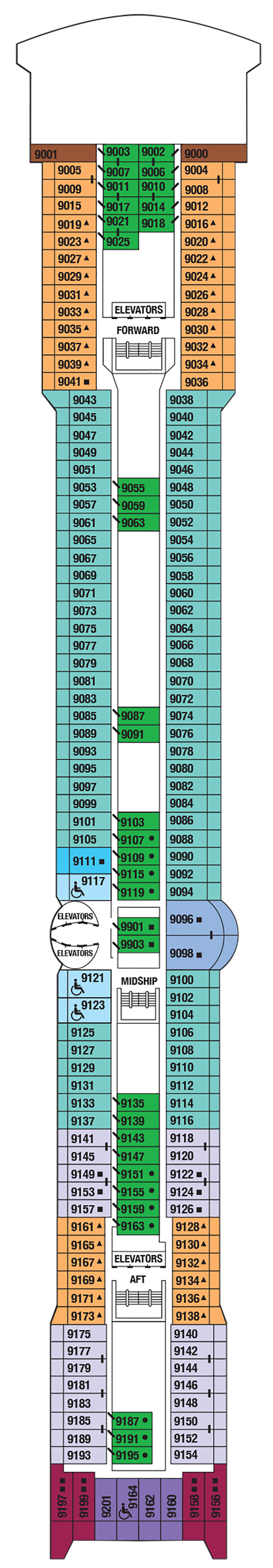 Deck Plans - Celebrity Millennium - Planet Cruise