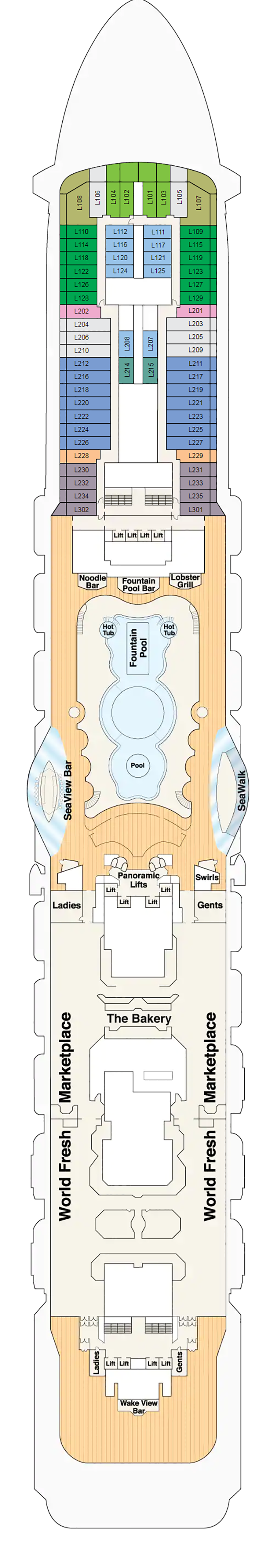 Deck Plans- Majestic Princess - Planet Cruise