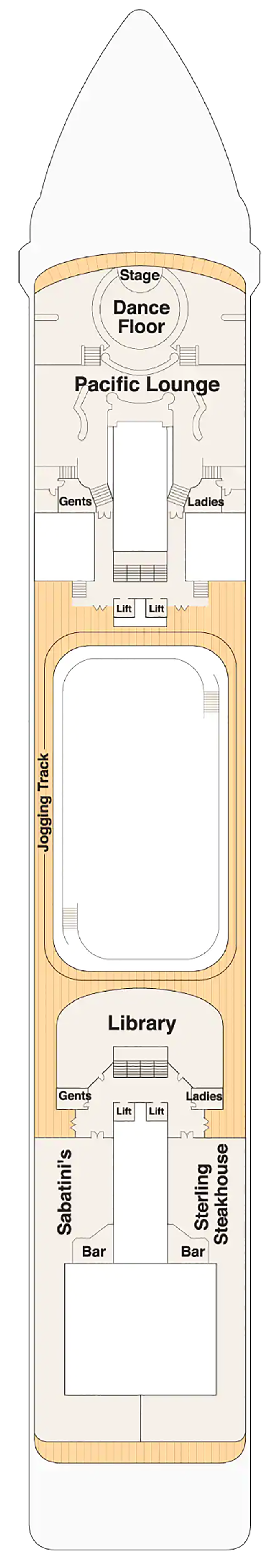 Deck Plans- Pacific Princess - Planet Cruise