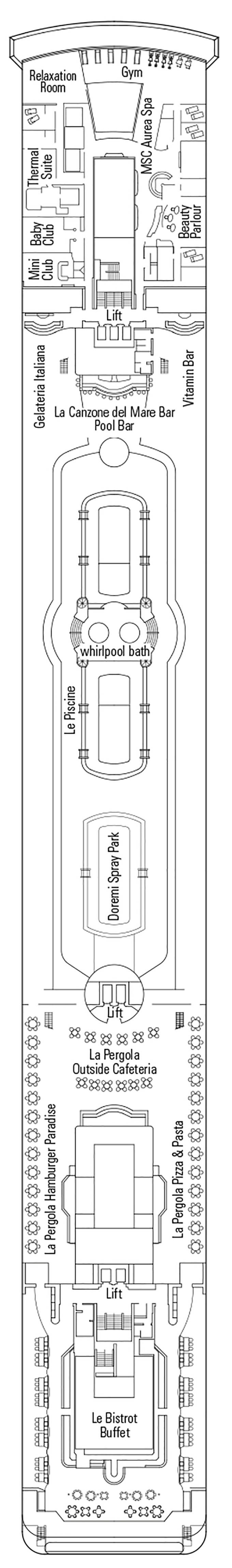 Cabins in Deck 11