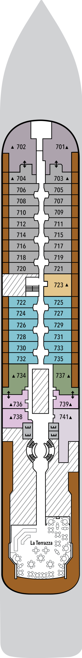 Cabins in Cubierta 7