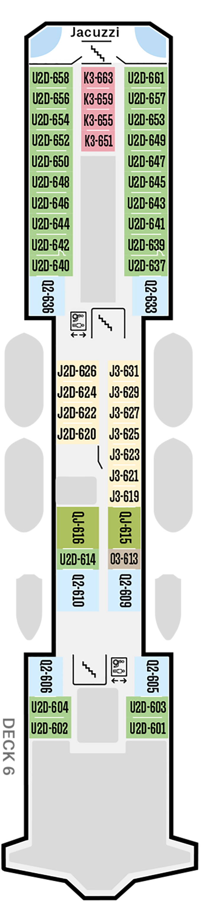 Cabins in Deck