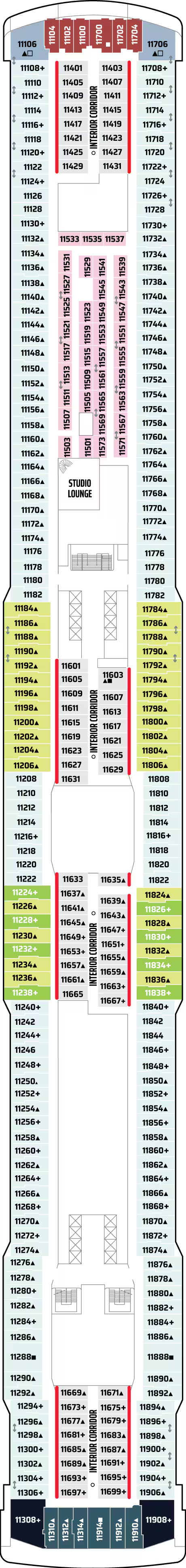 Cabins in Cubierta 11