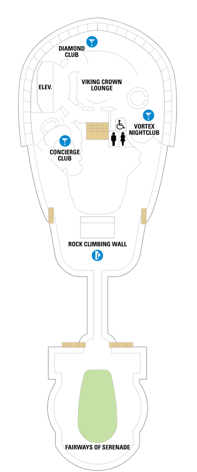 Cabins in Deck 13