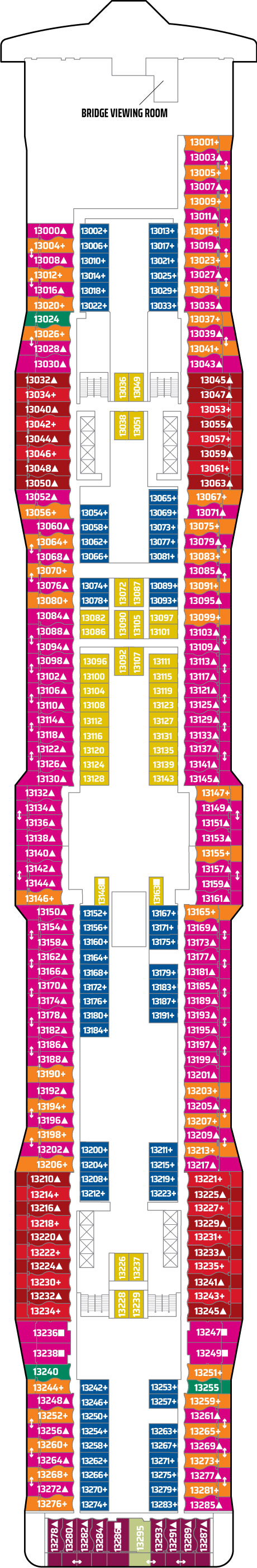 Cabins in Cubierta 13