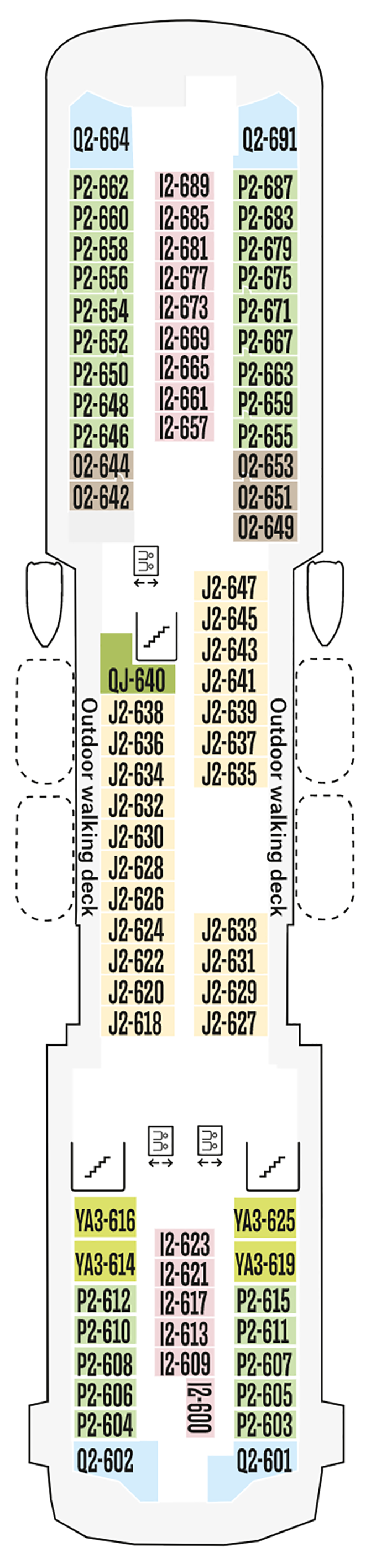 Cabins in Cubierta 6