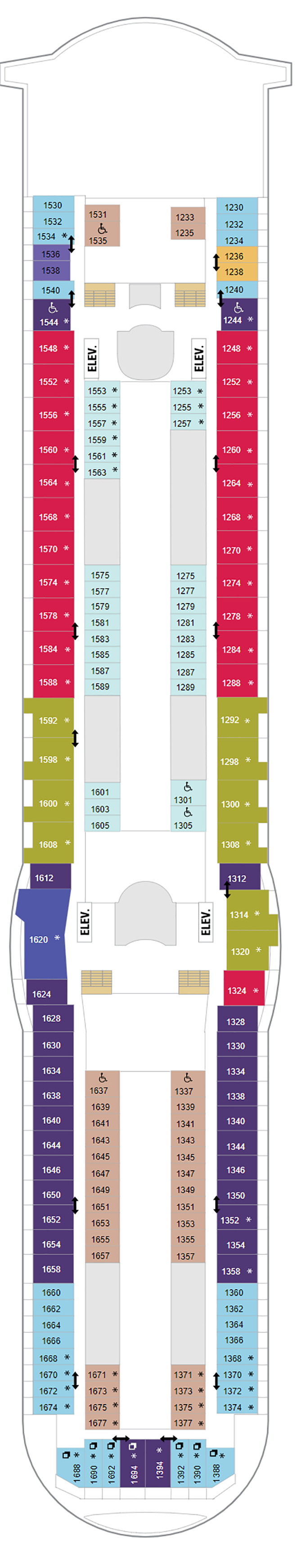 Deck Plans- Adventure of the Seas - Planet Cruise