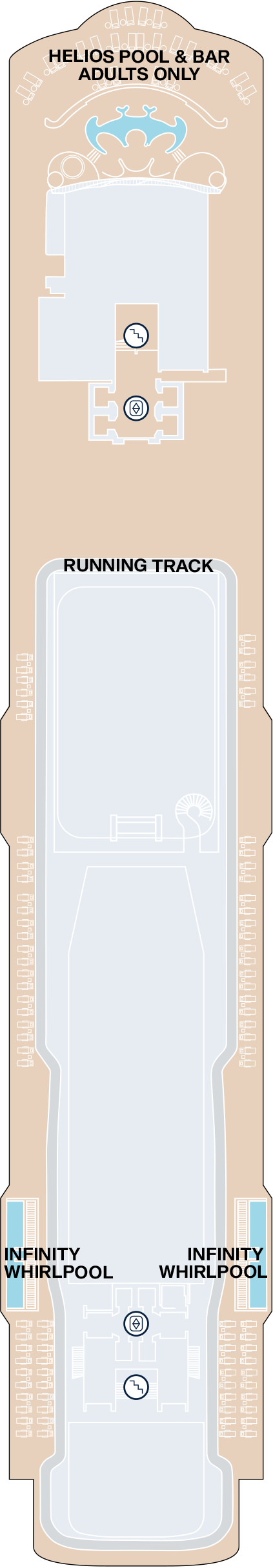 Cabins in Deck 12