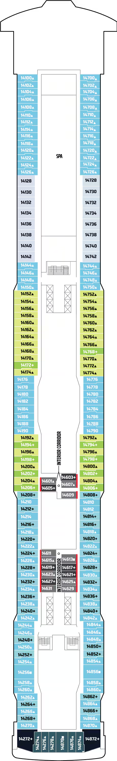 Cabins in Cubierta 14