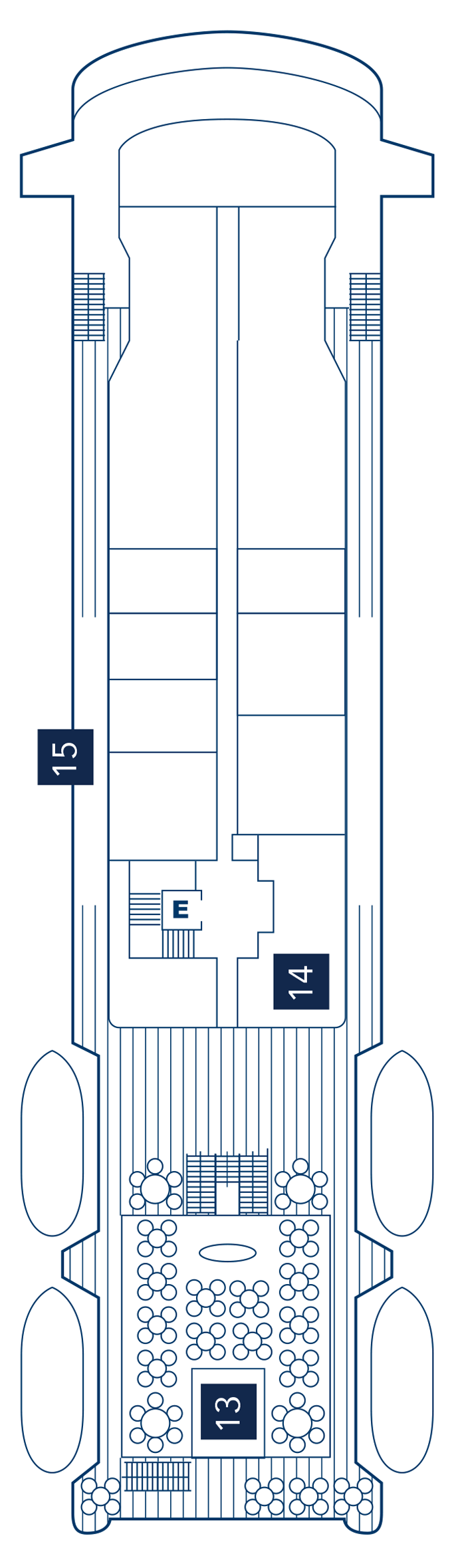 Cabins in Deck
