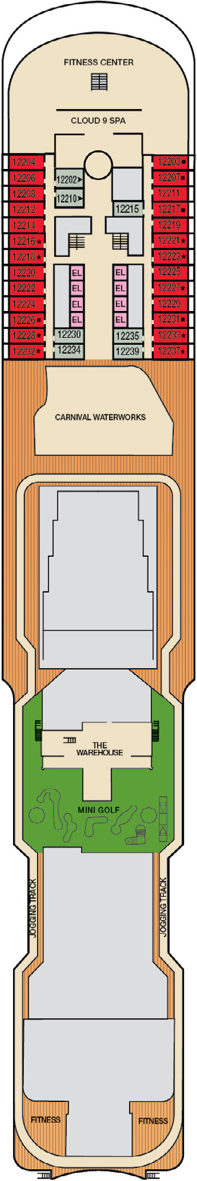 Carnival Venezia – Deck Plans - Planet Cruise