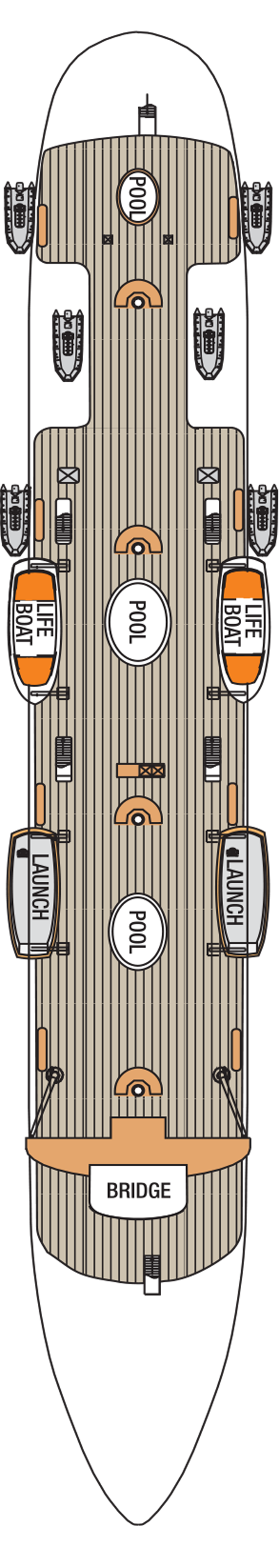Cabins in Deck 