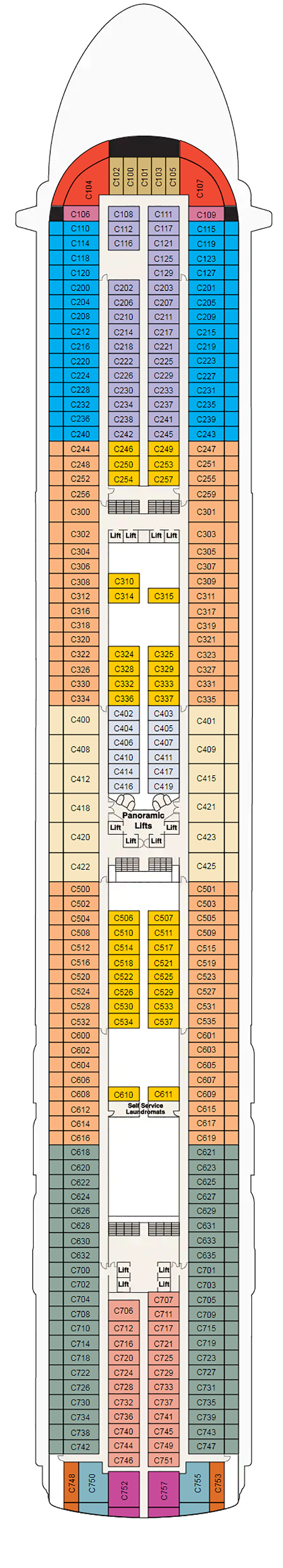 Deck Plans- Sapphire Princess - Planet Cruise