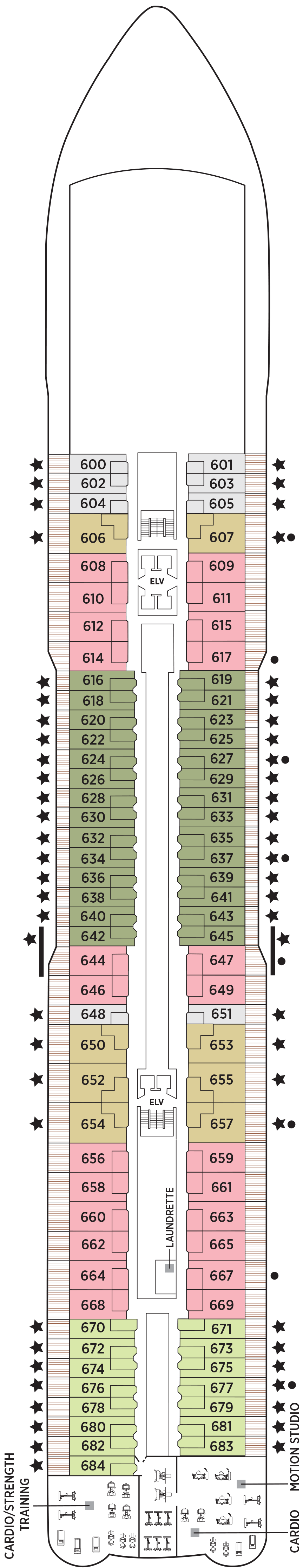 Deck Plan for Regent Seven Seas Explorer | Iglu Cruise