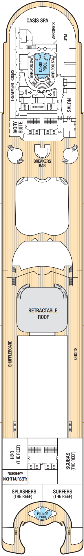 Cabins in Deck 